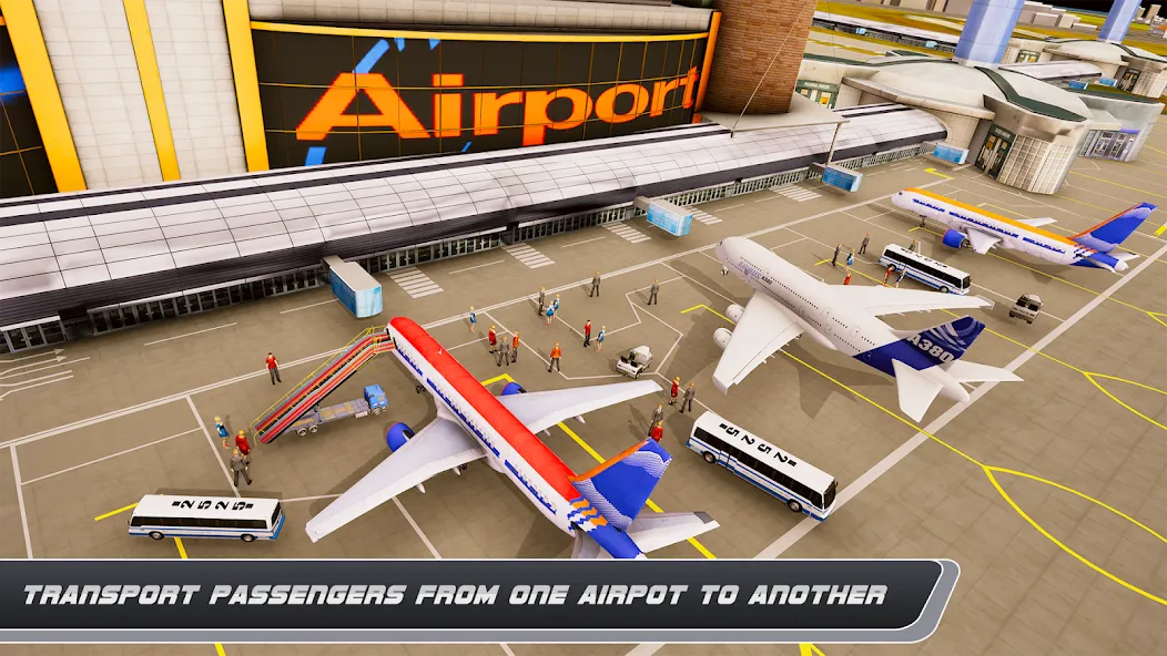 Скачать взлом Airplane Simulator Plane Games  [МОД Mega Pack] — последняя версия apk на Андроид screen 5