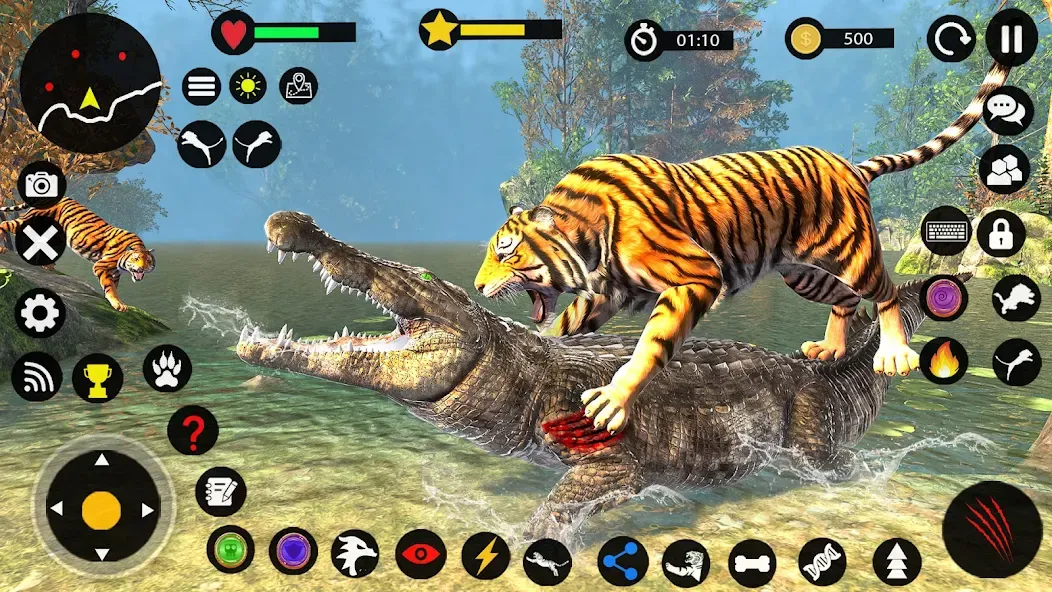 Скачать взлом Tiger Games: Tiger Sim Offline  [МОД Много монет] — последняя версия apk на Андроид screen 3