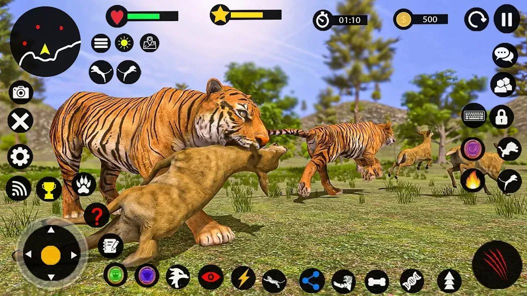 Скачать взлом Tiger Games: Tiger Sim Offline  [МОД Много монет] — последняя версия apk на Андроид screen 4