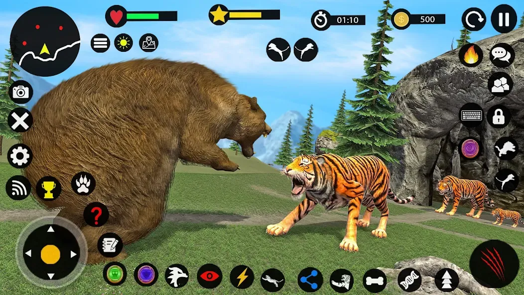 Скачать взлом Tiger Games: Tiger Sim Offline  [МОД Много монет] — последняя версия apk на Андроид screen 5