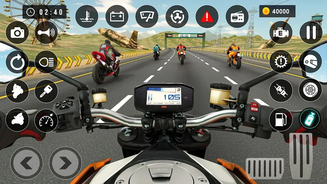 Взлом Bike Racing Games — Bike Game (Байк Рейсинг Геймс)  [МОД Много монет] — полная версия apk на Андроид screen 2