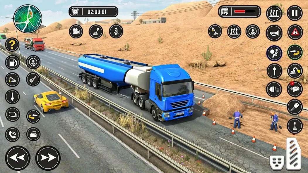 Взлом Truck Simulator — Truck Games (Трак Симулятор)  [МОД Menu] — стабильная версия apk на Андроид screen 1