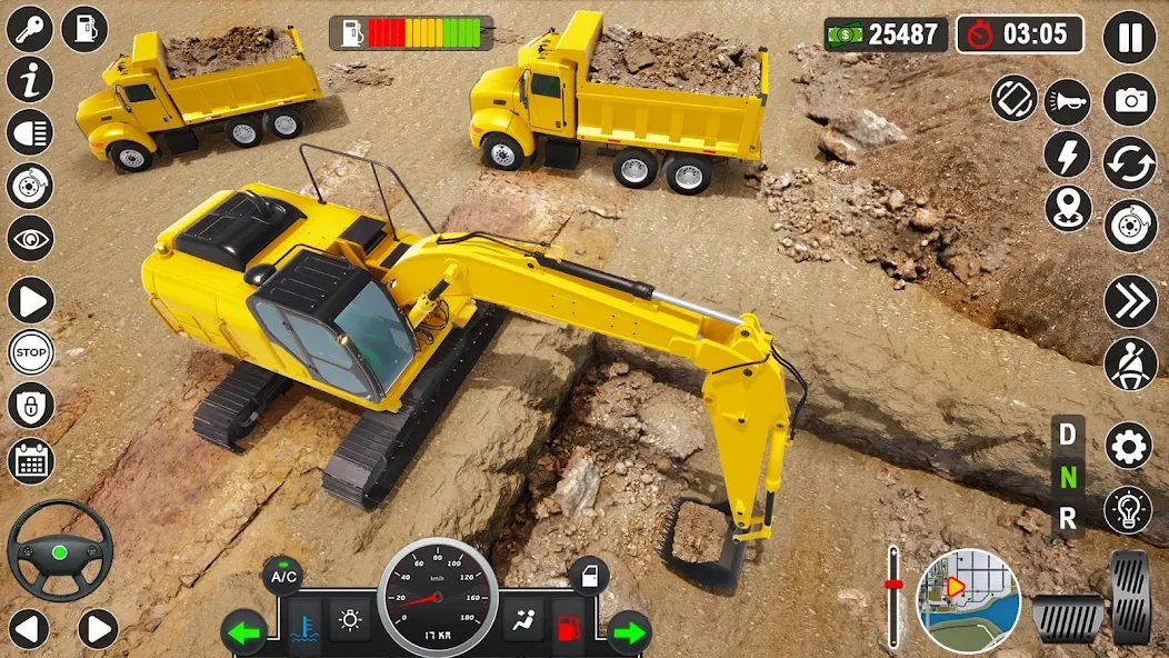 Взлом Construction Games Simulator  [МОД Бесконечные монеты] — полная версия apk на Андроид screen 1