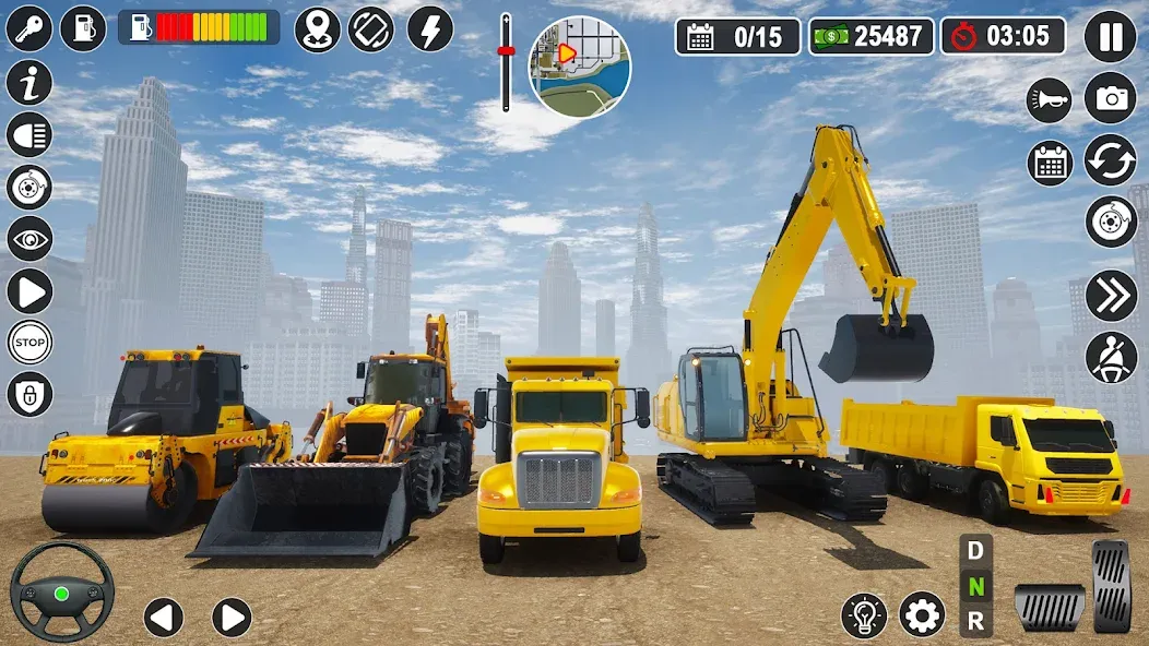 Взлом Construction Games Simulator  [МОД Бесконечные монеты] — полная версия apk на Андроид screen 3