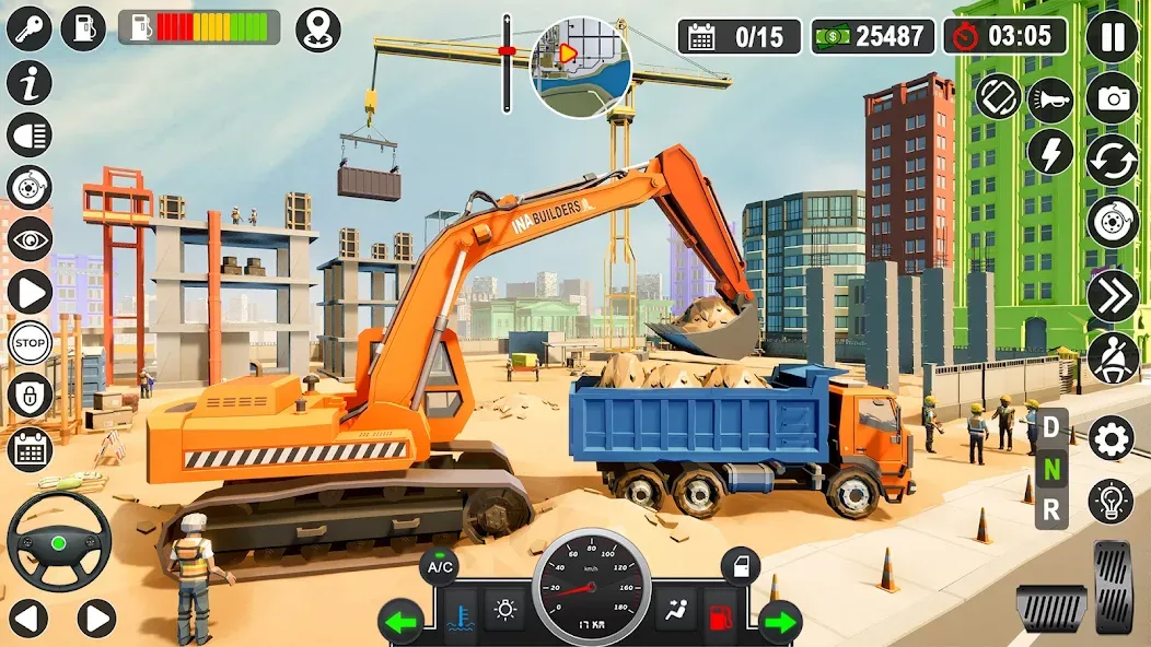 Взлом Construction Games Simulator  [МОД Бесконечные монеты] — полная версия apk на Андроид screen 5