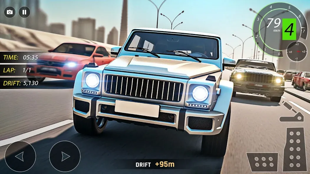 Скачать взломанную Highway Drifting Racing Games  [МОД Unlimited Money] — последняя версия apk на Андроид screen 4