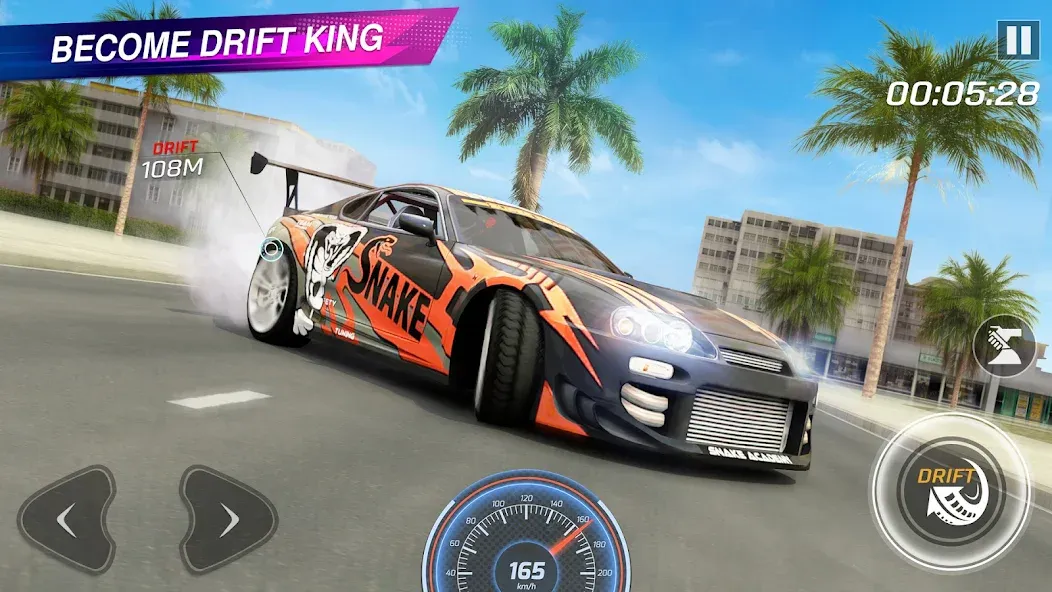 Взлом Extreme Car Driving: Car Drift  [МОД Unlocked] — последняя версия apk на Андроид screen 1