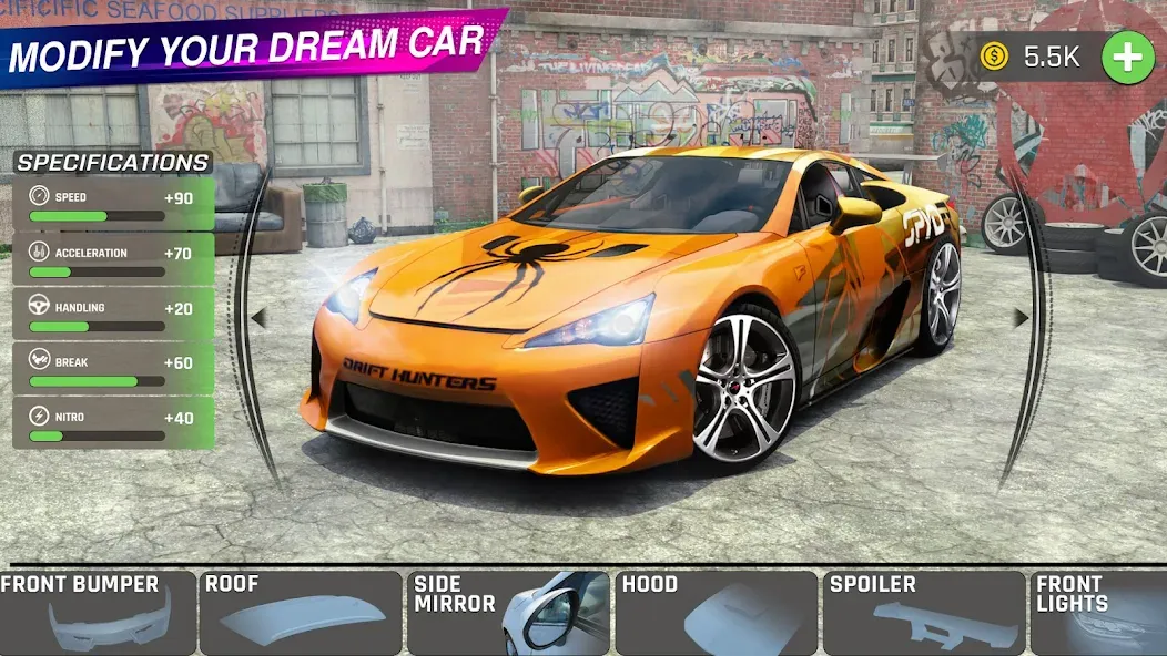 Взлом Extreme Car Driving: Car Drift  [МОД Unlocked] — последняя версия apk на Андроид screen 2