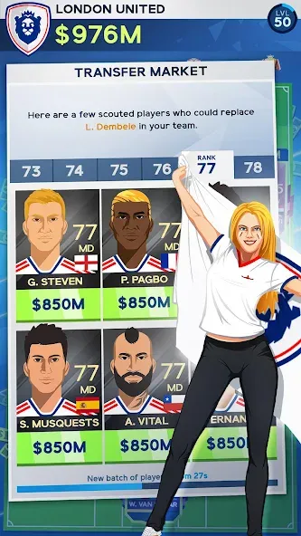 Взломанная Idle Eleven — Soccer tycoon (Айдл Илевен)  [МОД Unlocked] — последняя версия apk на Андроид screen 4