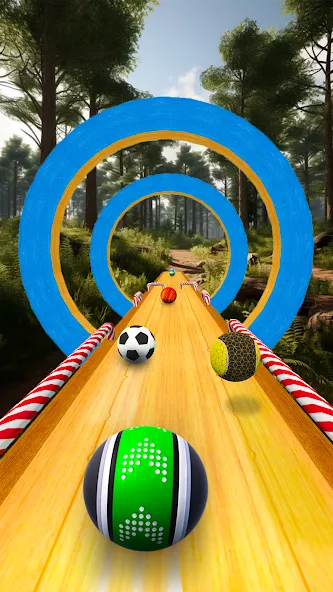 Взломанная Fast Ball Jump — Going Ball 3d (Скай Болл Джамп)  [МОД Меню] — полная версия apk на Андроид screen 1