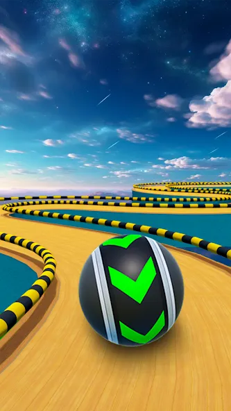 Взломанная Fast Ball Jump — Going Ball 3d (Скай Болл Джамп)  [МОД Меню] — полная версия apk на Андроид screen 3