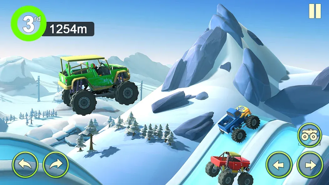 Взломанная Monster Truck Crush (Монстр Трак Стант)  [МОД Unlocked] — стабильная версия apk на Андроид screen 2