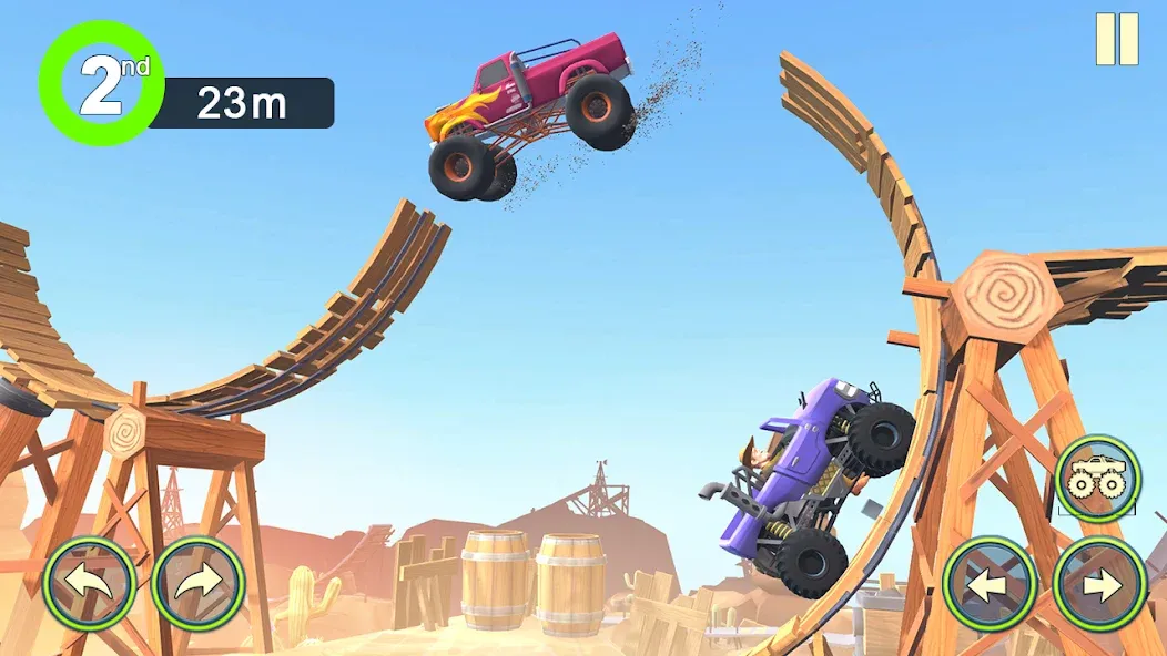 Взломанная Monster Truck Crush (Монстр Трак Стант)  [МОД Unlocked] — стабильная версия apk на Андроид screen 5