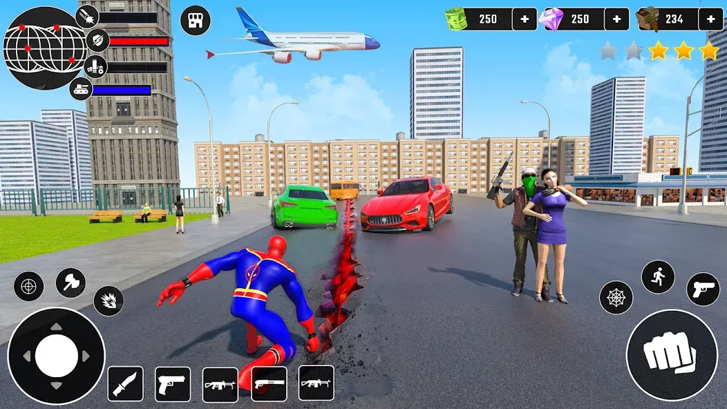 Скачать взлом Miami Superhero: Spider Games  [МОД Бесконечные монеты] — последняя версия apk на Андроид screen 4