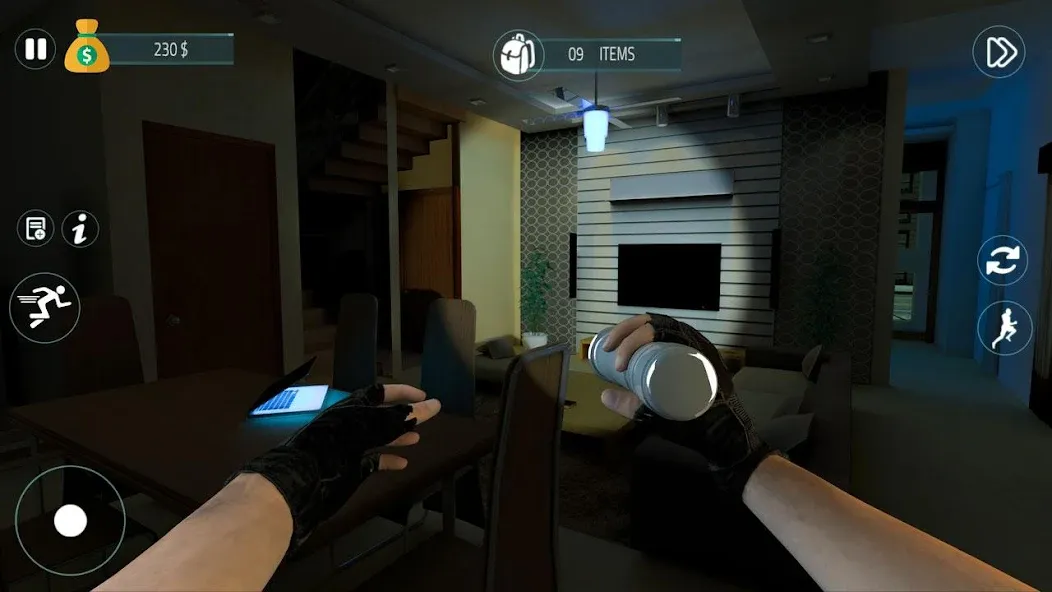 Взломанная Sneak Thief Simulator: Robbery  [МОД Много денег] — последняя версия apk на Андроид screen 1