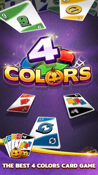 Взломанная 4 Colors Card Game (Цвета Карточная Игра)  [МОД Много денег] — полная версия apk на Андроид screen 1