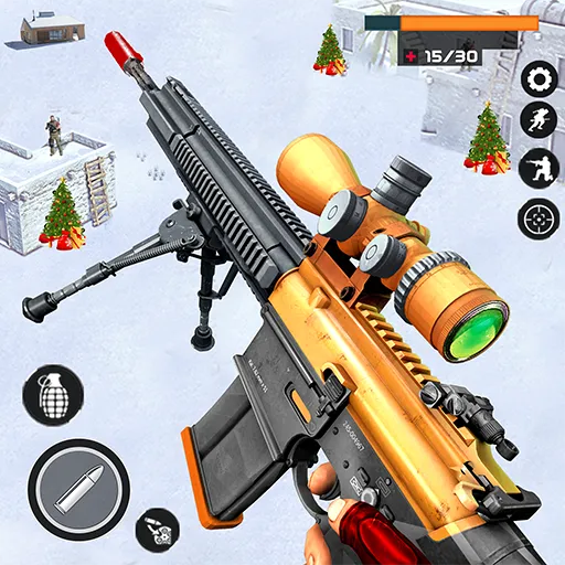 Скачать взлом Banduk Game — Sniper Gun Games (Снайперская Война 3D)  [МОД Бесконечные монеты] — последняя версия apk на Андроид screen 1