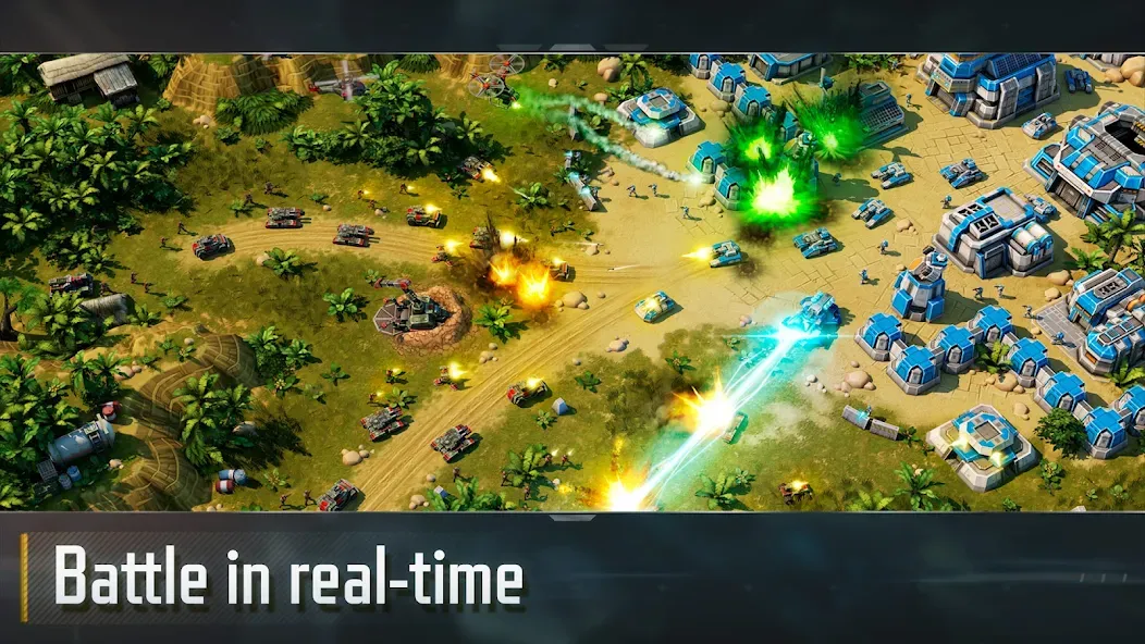 Взлом Art of War 3:RTS strategy game (Арт оф Вар 3)  [МОД Много монет] — последняя версия apk на Андроид screen 2