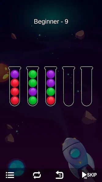 Скачать взлом Ball Sort — Bubble Sort Puzzle (Болл Сорт)  [МОД Много денег] — полная версия apk на Андроид screen 3