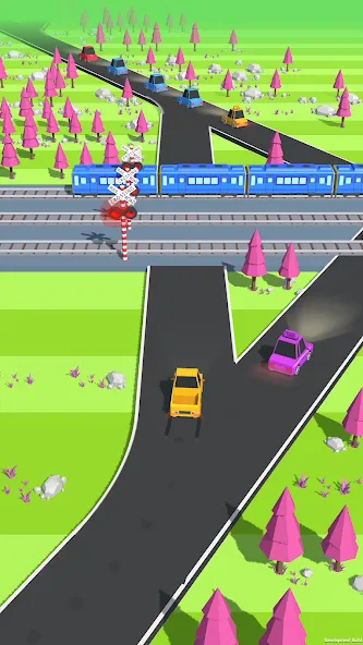 Скачать взлом Traffic Run!: Driving Game  [МОД Все открыто] — полная версия apk на Андроид screen 1