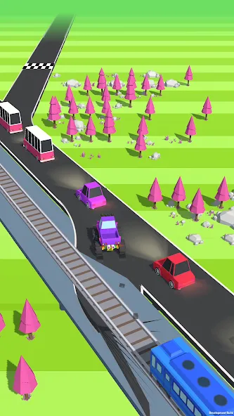 Скачать взлом Traffic Run!: Driving Game  [МОД Все открыто] — полная версия apk на Андроид screen 2