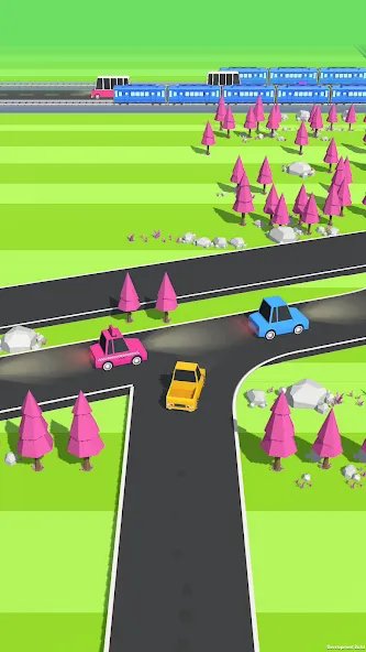 Скачать взлом Traffic Run!: Driving Game  [МОД Все открыто] — полная версия apk на Андроид screen 5