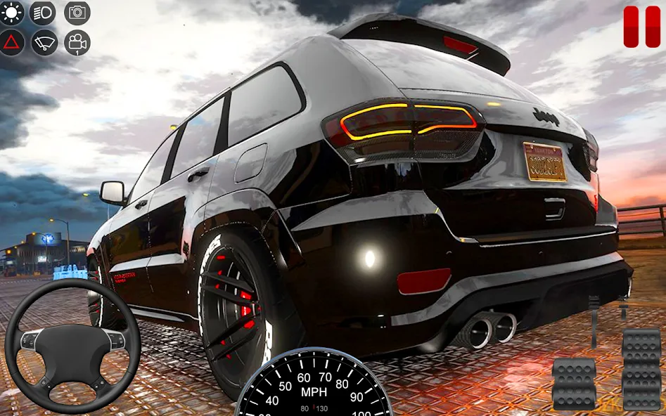 Скачать взломанную US Prado Car Games Simulator  [МОД Бесконечные монеты] — последняя версия apk на Андроид screen 1