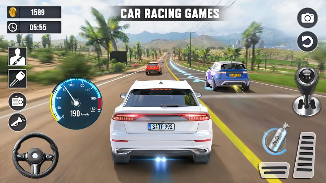 Взломанная Real Highway Car Racing Games  [МОД Unlocked] — последняя версия apk на Андроид screen 5