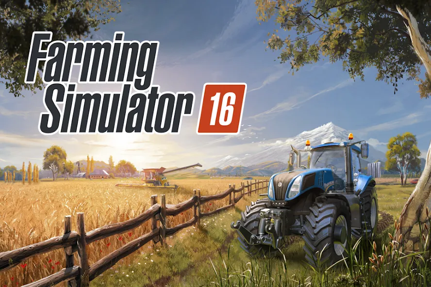 Взломанная Farming Simulator 16 (Фарминг Симулятор 16)  [МОД Бесконечные монеты] — стабильная версия apk на Андроид screen 1