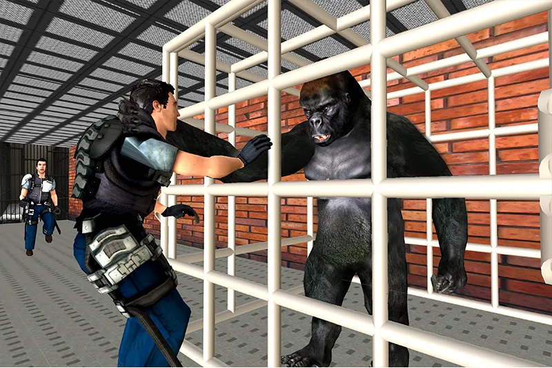 Взломанная Gorilla Smash City Escape Jail  [МОД Много монет] — полная версия apk на Андроид screen 3