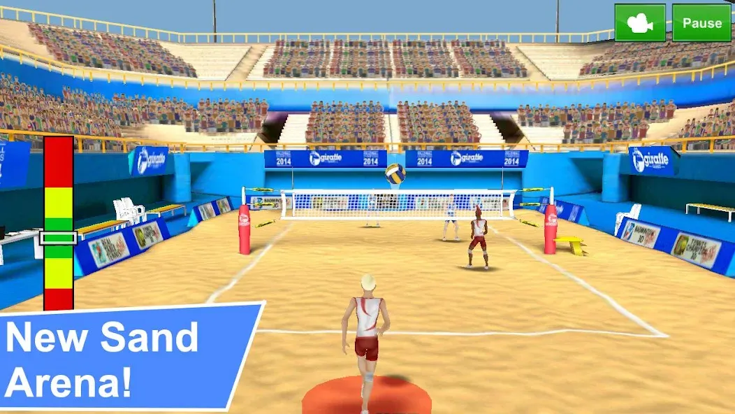 Взлом Volleyball Champions 3D — Onli  [МОД Mega Pack] — полная версия apk на Андроид screen 1