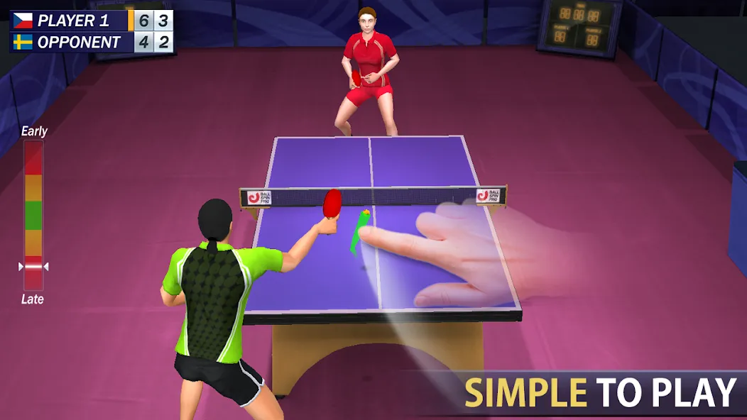 Скачать взлом Table Tennis  [МОД Много денег] — стабильная версия apk на Андроид screen 1