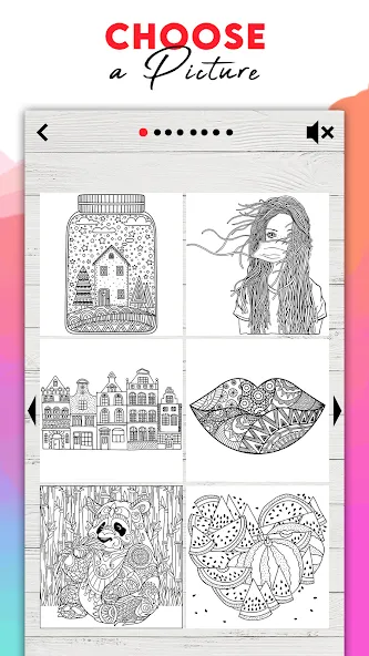 Взлом Coloring for adults offline  [МОД Меню] — полная версия apk на Андроид screen 5