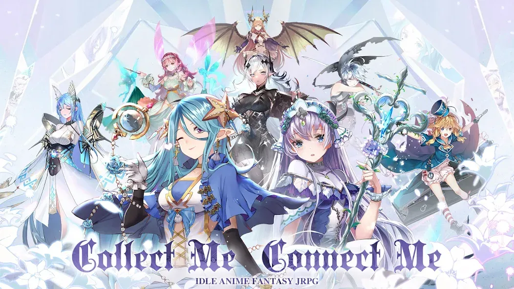 Скачать взлом Girls' Connect: Idle RPG  [МОД Бесконечные деньги] — полная версия apk на Андроид screen 1