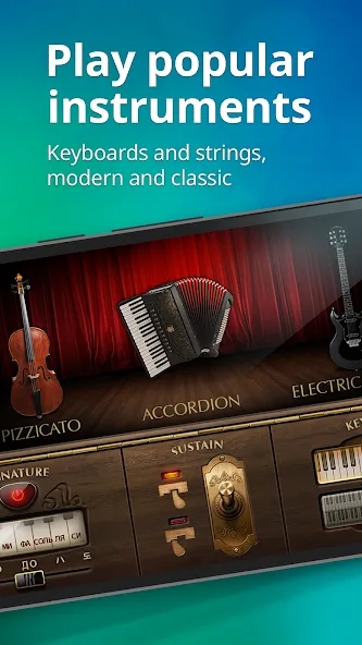 Взлом Piano — Music Keyboard & Tiles  [МОД Бесконечные монеты] — полная версия apk на Андроид screen 4