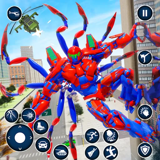 Взлом Spider Robot: Robot Car Games (Спайдер Робот)  [МОД Все открыто] — стабильная версия apk на Андроид screen 1