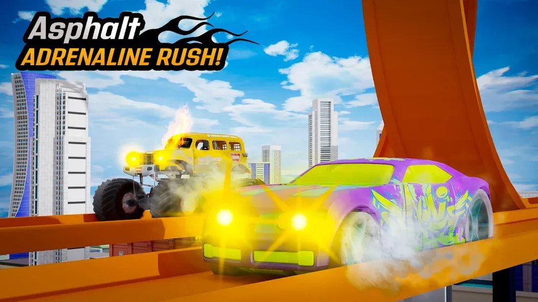 Скачать взлом Nano Monster Truck Jam Game  [МОД Unlocked] — стабильная версия apk на Андроид screen 3