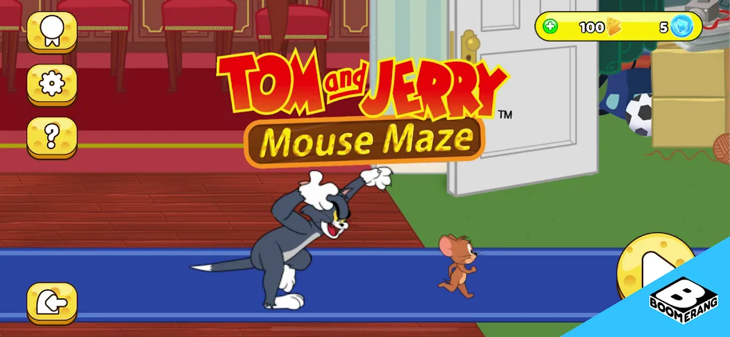 Скачать взломанную Tom & Jerry: Mouse Maze  [МОД Все открыто] — последняя версия apk на Андроид screen 1