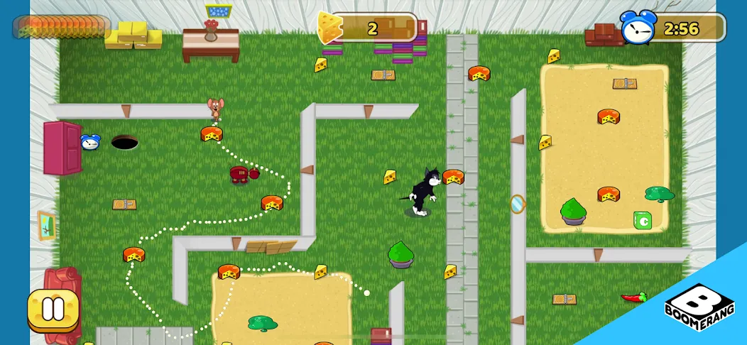 Скачать взломанную Tom & Jerry: Mouse Maze  [МОД Все открыто] — последняя версия apk на Андроид screen 2