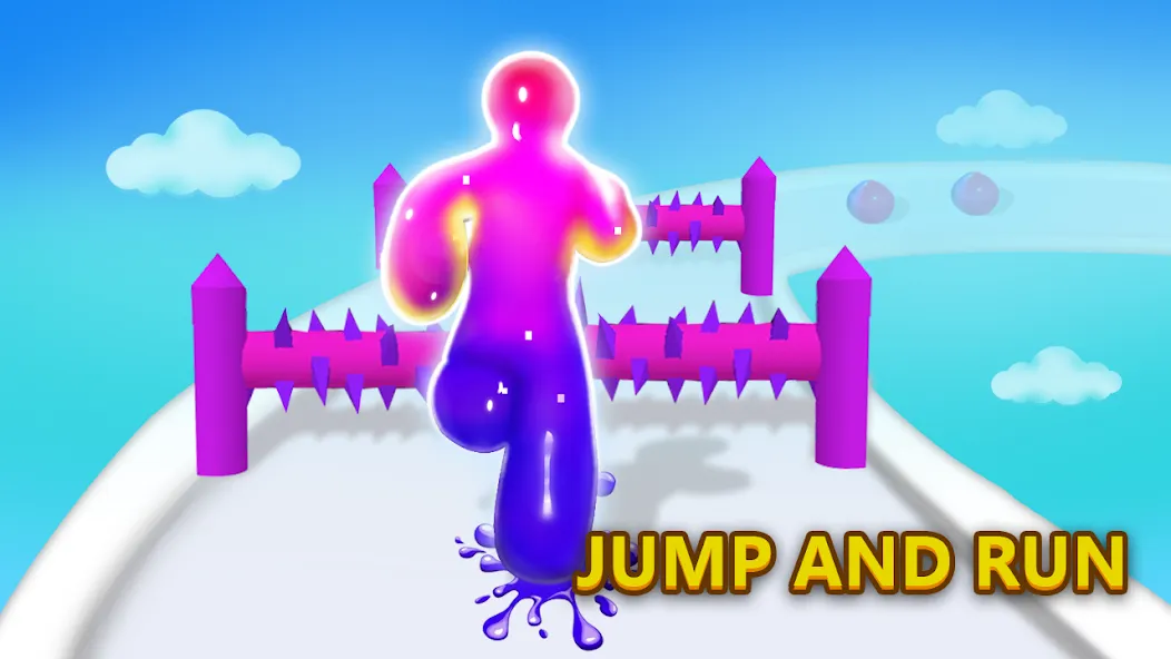 Взломанная Blob Dash — Endless Runner (Блоб Дэш)  [МОД Mega Pack] — последняя версия apk на Андроид screen 1