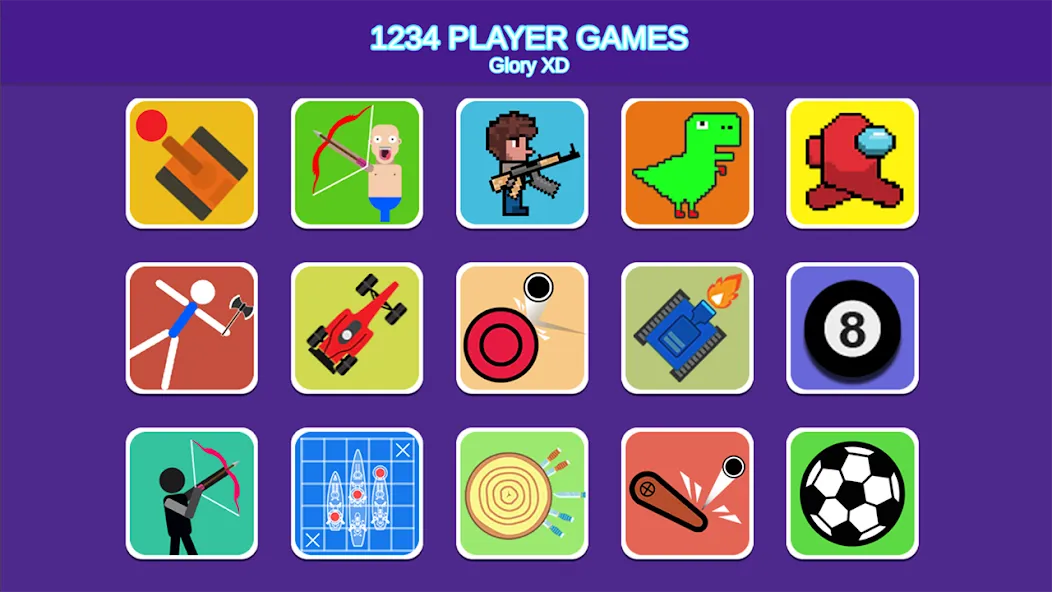 Взломанная 1234 Player Mini Game  [МОД Бесконечные монеты] — последняя версия apk на Андроид screen 1