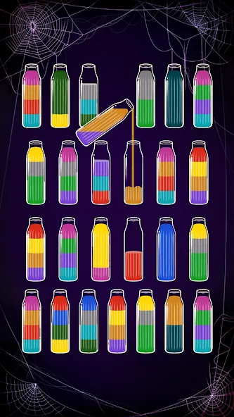 Скачать взлом Soda Sort: Water Color Puzzle (Сода Сорт)  [МОД Mega Pack] — полная версия apk на Андроид screen 2