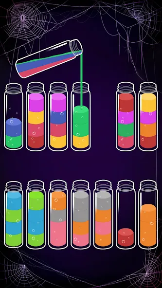 Скачать взлом Soda Sort: Water Color Puzzle (Сода Сорт)  [МОД Mega Pack] — полная версия apk на Андроид screen 5