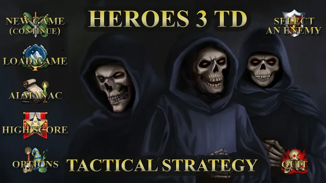 Взлом Heroes 3 of Might: Magic TD  [МОД Mega Pack] — полная версия apk на Андроид screen 1