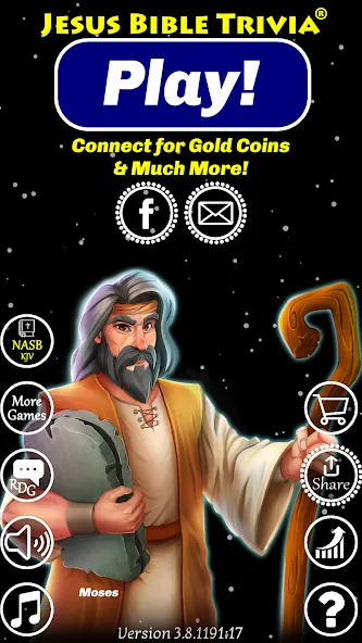 Скачать взломанную Jesus Bible Trivia Games Quiz (Джизус Библ Тривиа Геймс Квиз)  [МОД Много монет] — последняя версия apk на Андроид screen 1