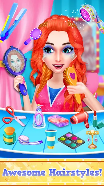 Взлом Fashion Braid Hairstyles Salon  [МОД Все открыто] — полная версия apk на Андроид screen 4