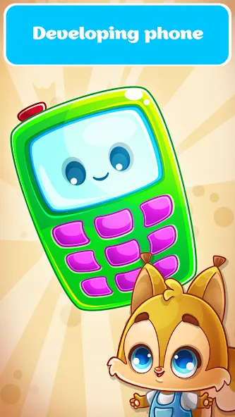 Взломанная Babyphone game Numbers Animals  [МОД Unlimited Money] — последняя версия apk на Андроид screen 1