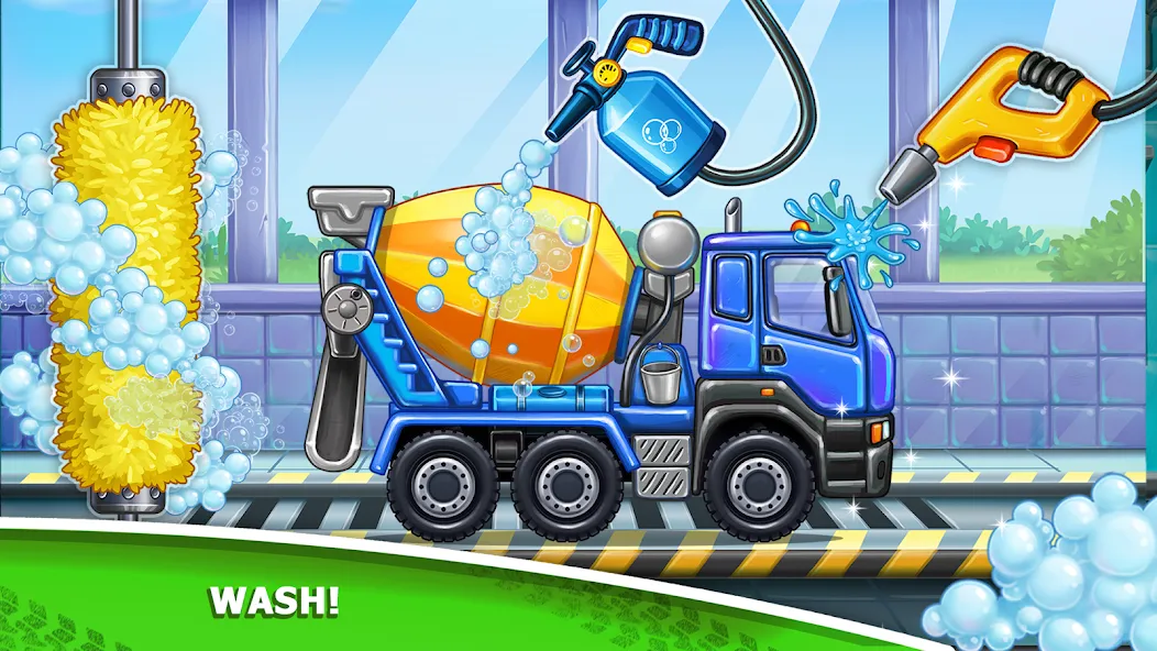 Скачать взлом Kids truck games Build a house  [МОД Бесконечные деньги] — последняя версия apk на Андроид screen 2