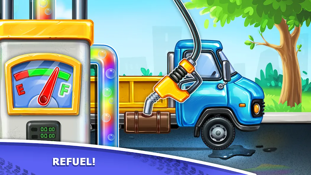 Скачать взлом Kids truck games Build a house  [МОД Бесконечные деньги] — последняя версия apk на Андроид screen 3