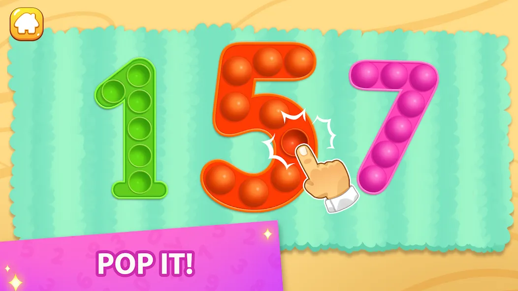 Скачать взломанную Numbers for kid Learn to count  [МОД Unlocked] — полная версия apk на Андроид screen 1